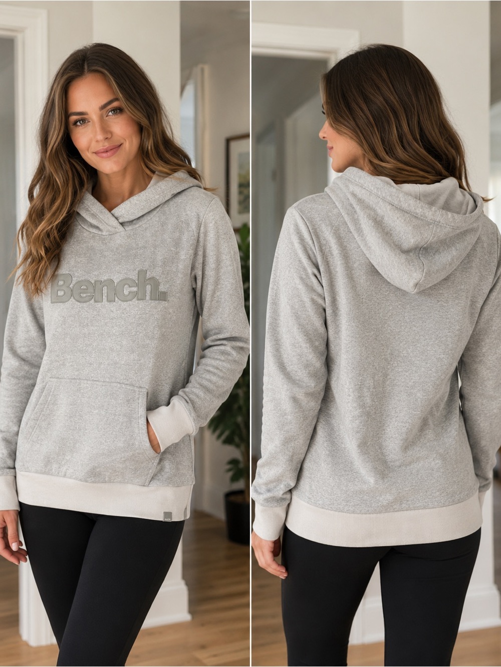 NWT Bench Light Grey Women's Pullover Hoodie